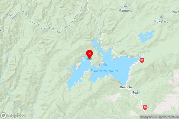 Paraharaha Bay,Hawke's Bay Region Map