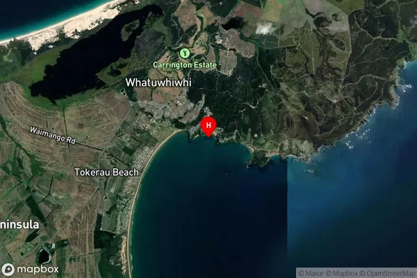 Parakerake Bay,Northland Satellite Map
