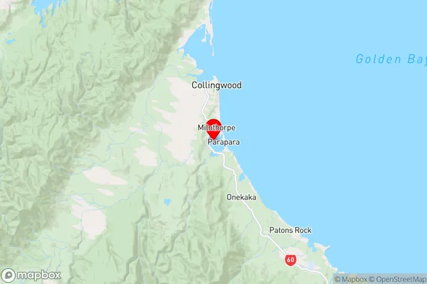 Parapara Inlet,Tasman Region Map