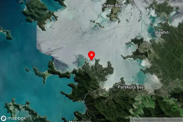 Pareanui Bay,Northland Satellite Map