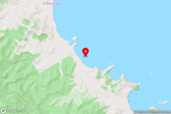 Pareparea Bay,Northland Area Map
