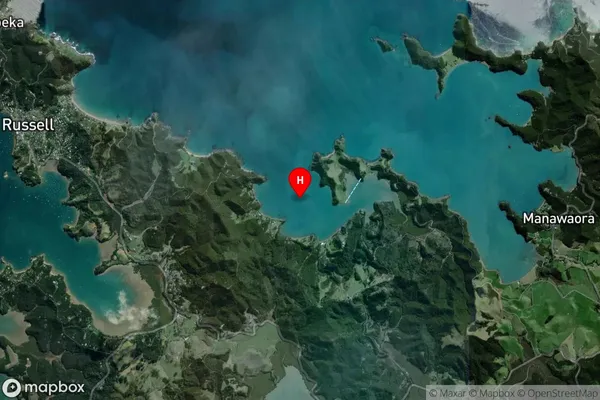 Paroa Bay,Northland Satellite Map