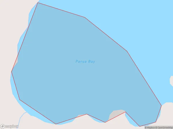 Parua Bay, Otago Polygon Area Map