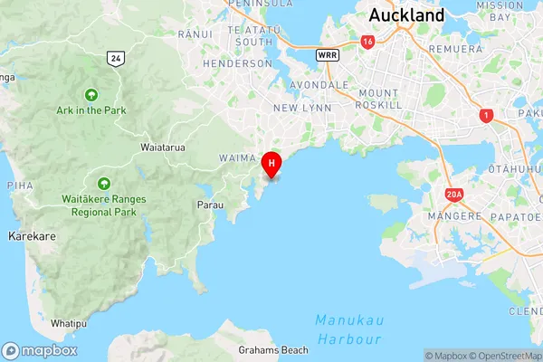 Paturoa Bay,Auckland Region Map