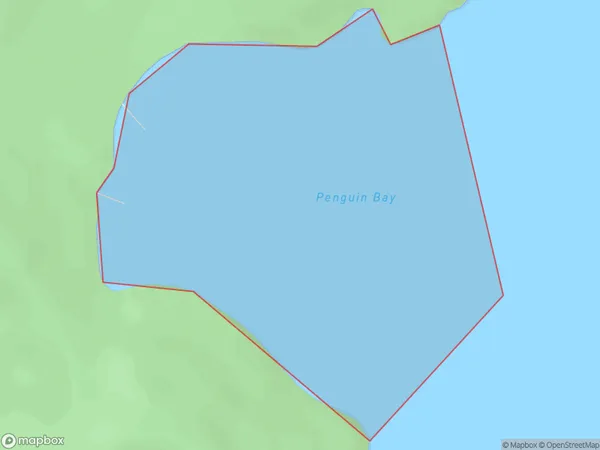 Penguin Bay, Marlborough Polygon Area Map