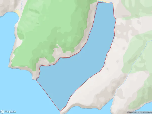 Peraki Bay, Canterbury Polygon Area Map