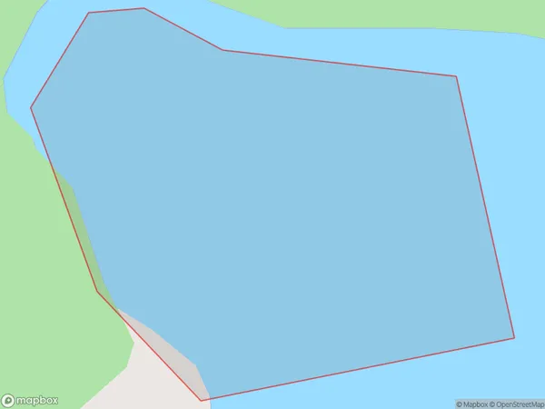 Pinafore Bay, Canterbury Polygon Area Map