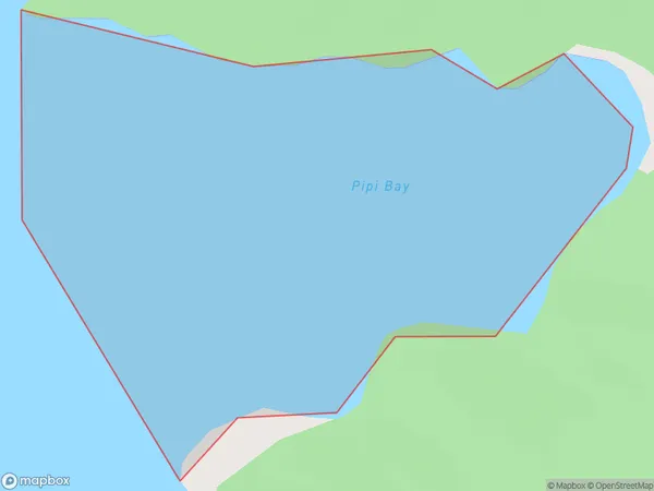 Pipi Bay, Marlborough Polygon Area Map