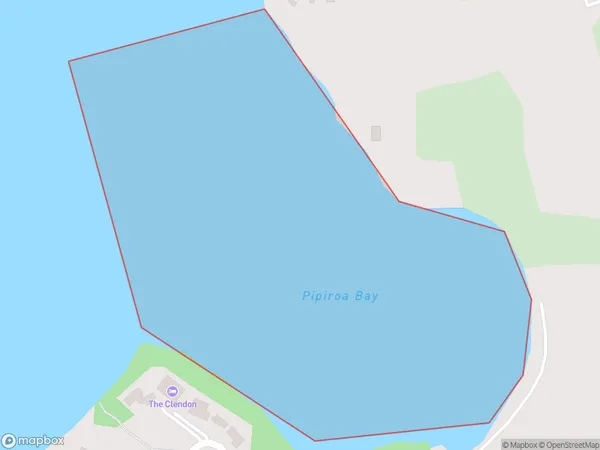 Pipiroa Bay, Northland Polygon Area Map