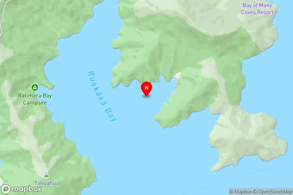 Pirapu Bay,Marlborough Area Map