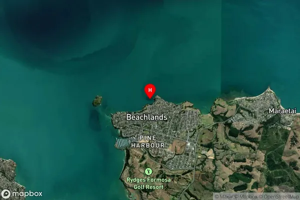 Pohutukawa Bay,Auckland Satellite Map