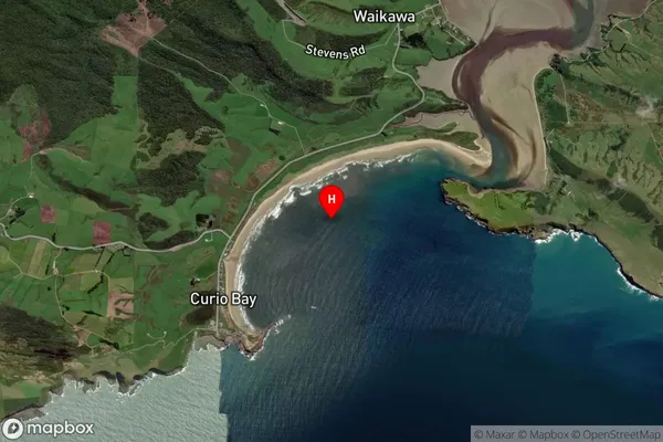 Porpoise Bay,Southland Satellite Map