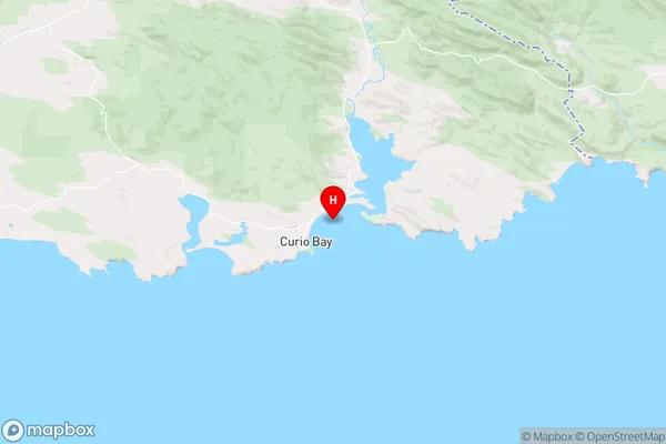 Porpoise Bay,Southland Region Map
