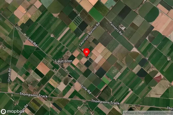 Lauriston,Canterbury Satellite Map