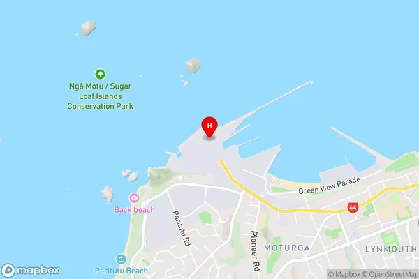 Port Taranaki,Taranaki Area Map