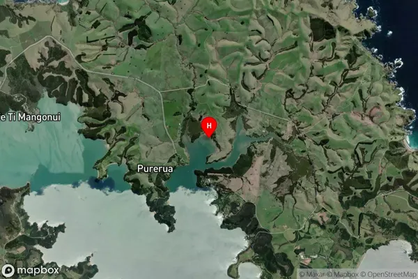 Poukoura Bay,Northland Satellite Map