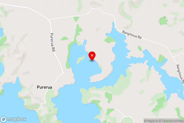 Poukoura Bay,Northland Area Map
