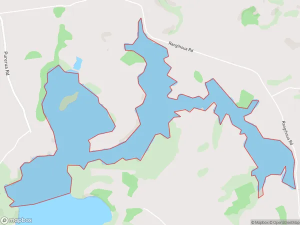 Poukoura Bay, Northland Polygon Area Map