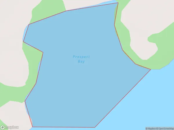 Prospect Bay, Auckland Polygon Area Map