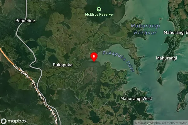 Pukapuka Inlet,Auckland Satellite Map