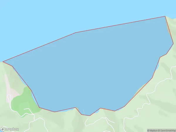 Pukatea Bay, Marlborough Polygon Area Map