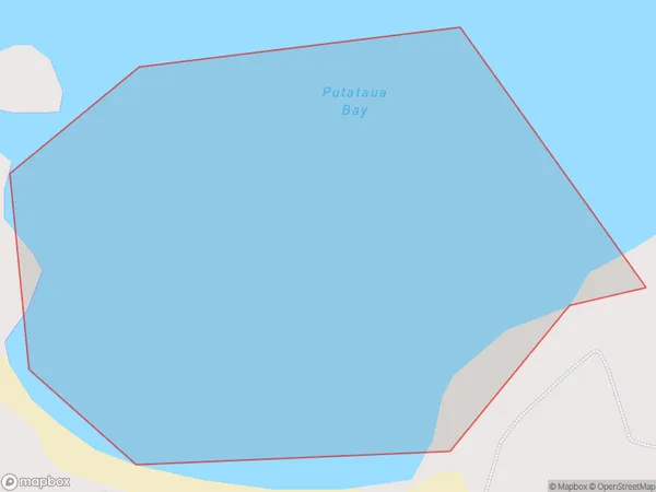 Putataua Bay, Northland Polygon Area Map