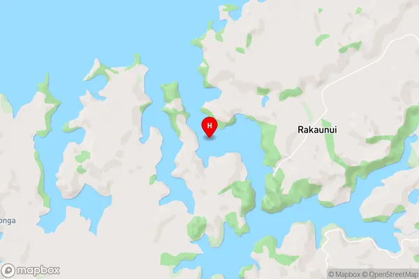 Rakaunui Inlet,Waikato Area Map