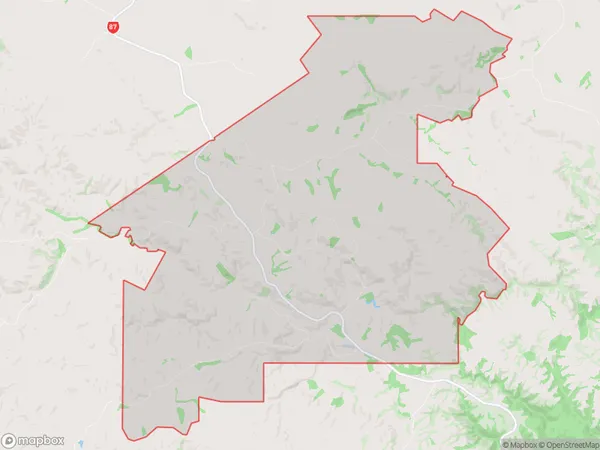 Lee Stream, Otago Polygon Area Map