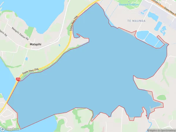 Te Tahuna o Rangataua, Bay of Plenty Polygon Area Map