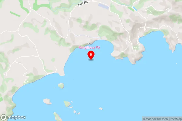 Rangihoua Bay,Northland Area Map