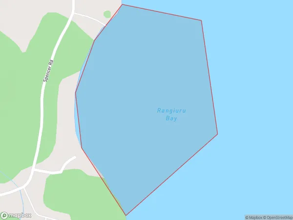 Rangiuru Bay, Bay of Plenty Polygon Area Map