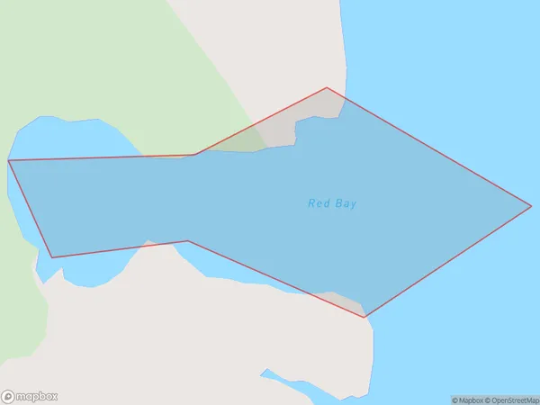 Red Bay, Otago Polygon Area Map
