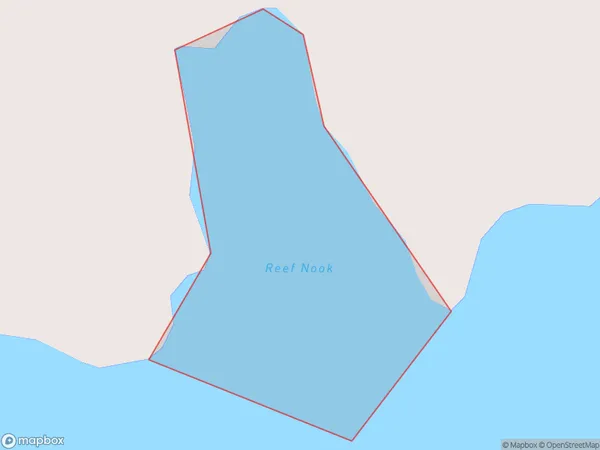 Reef Nook, Canterbury Polygon Area Map