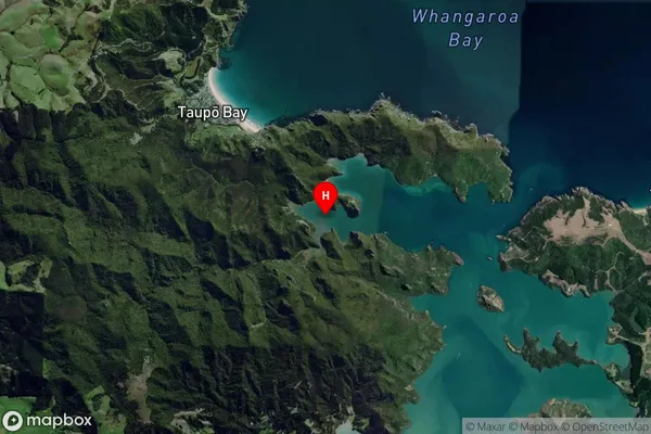 Te Rere Bay,Northland Satellite Map