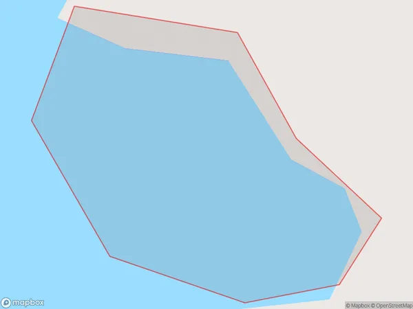 Richards Bay, Canterbury Polygon Area Map