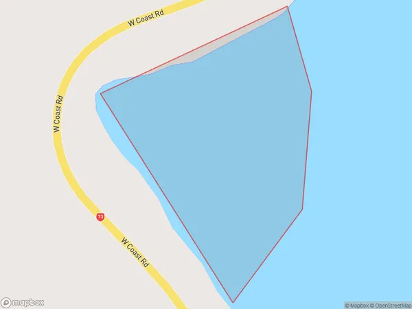 Ritchies Bay, Canterbury Polygon Area Map