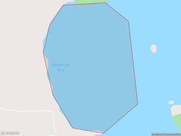 Rockells Bay, Northland Polygon Area Map