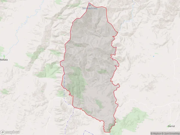 Leithen Bush, Otago Polygon Area Map