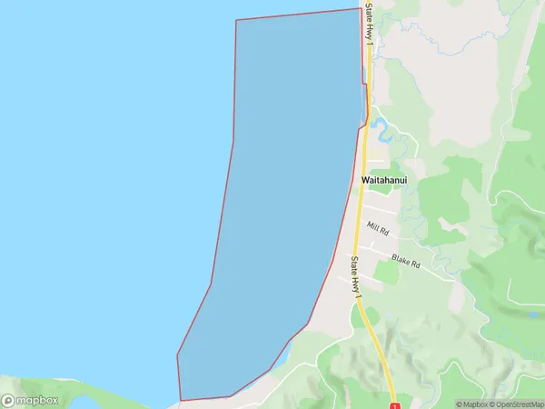 Rotongaio Bay, Waikato Polygon Area Map