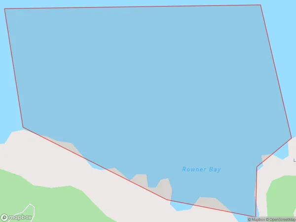 Rowner Bay, Waikato Polygon Area Map