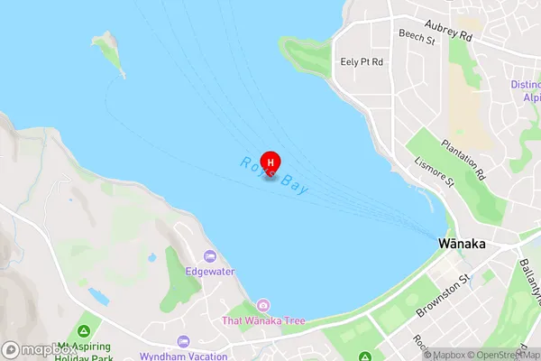 Roys Bay,Otago Area Map