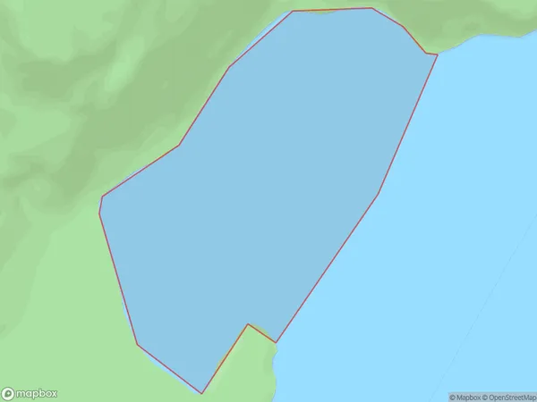 Safe Cove, Southland Polygon Area Map