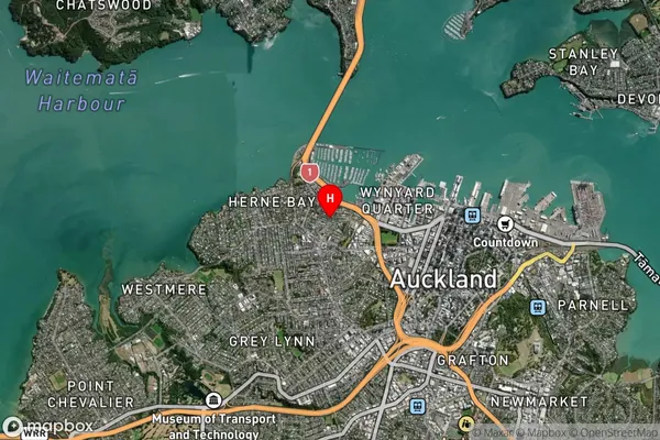 Saint Marys Bay,Auckland Satellite Map