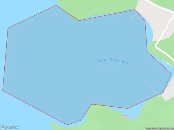 Saint Omer Bay, Marlborough Polygon Area Map