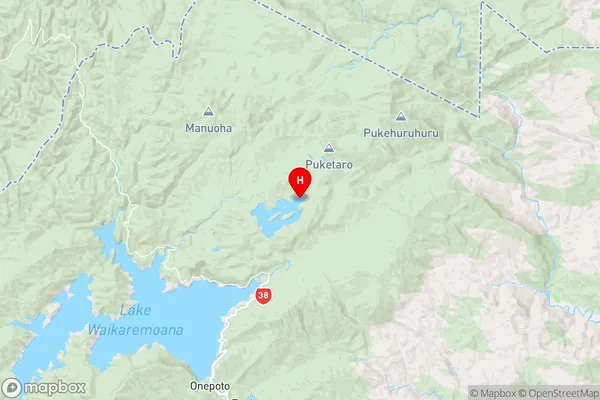 Sandy Bay,Hawke's Bay Region Map