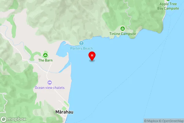 Sandy Bay,Tasman Area Map