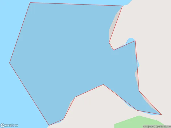 Schnackenberg Bay, Waikato Polygon Area Map