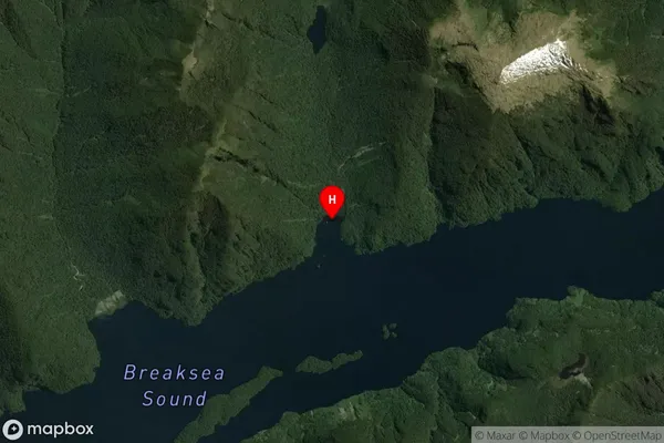 Second Cove,Southland Satellite Map