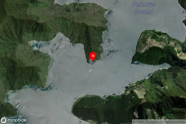 Shag Cove,Marlborough Satellite Map