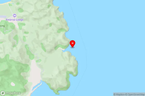 Shag Harbour,Tasman Area Map